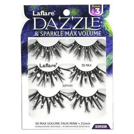 Laflare Dazzle & Sparkle Max Volume Rhinestone Eyelash