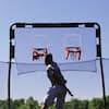 Skywalker Trampolines 12 ft. Trampoline Double Basketball Hoop Accessory SWBB1200 - The Home Depot