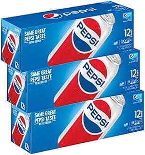 Soda, Fridge Pack Bundle, 12 fl oz, 36 Cans (Packaging May Vary)