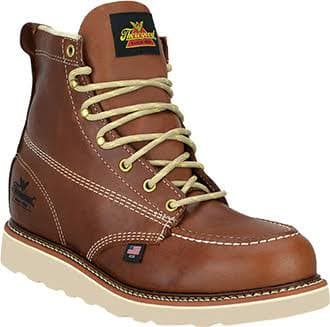 American Heritage Men's 6-inch Moc Toe Steel Toe Work Boots