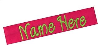 Custom Embroidered 2 Inch Wide Cotton Headband - Your Custom Text!