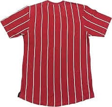 Buy LIBRA TAURUS Mens Striped Half Sleeve Cotton Tshirt Maroon (Small) at Amazon.in