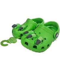Crocs Boys' Classic I Am Dinosaur Water Friendly Slingback Clogs