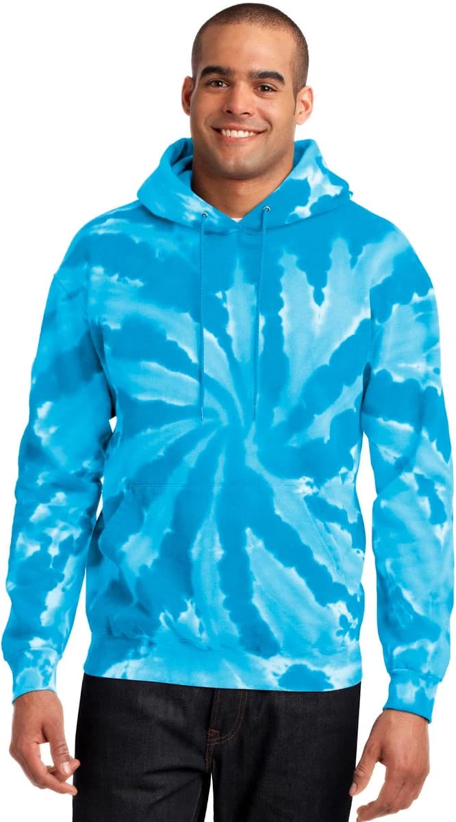 Port & Company PC146 Tie-Dye Pullover Hooded Sweatshirt