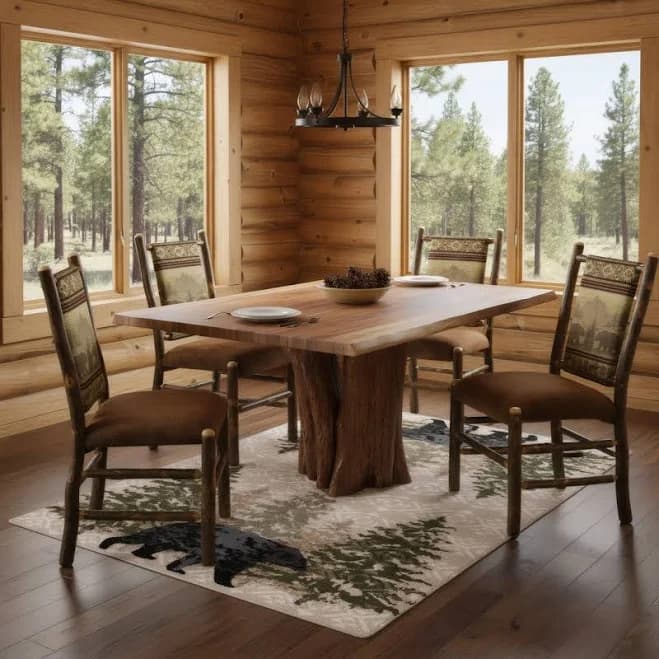 Log Furniture Place Stump Dining Table