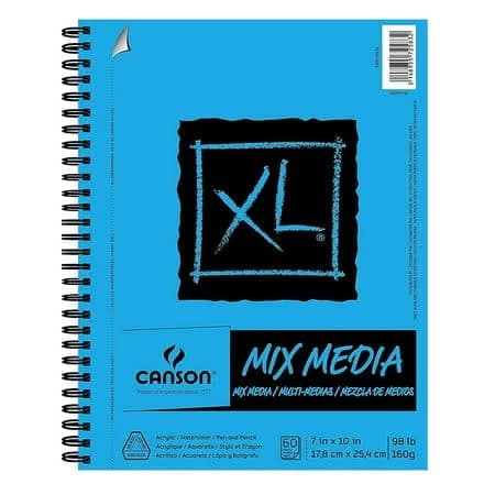 Canson XL Mix Media Spiral Bound Pad