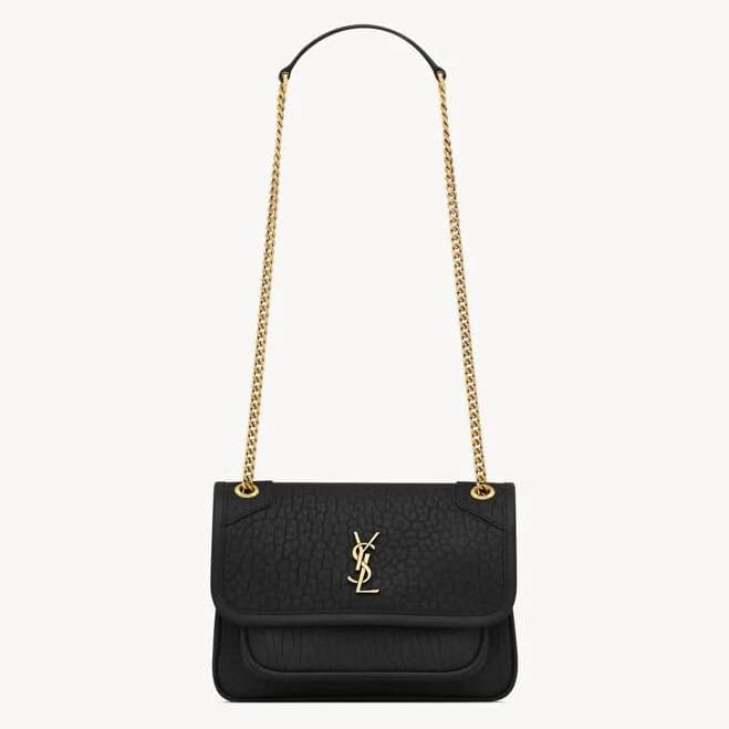 Women Saint Laurent Niki Mini Bag in Grained Lambskin