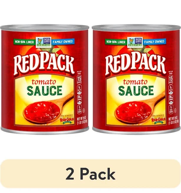(2 pack) Redpack Tomato Sauce, 29 oz Can