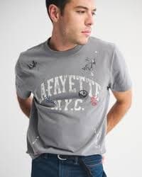 Men's Premium Heavyweight 2.0 NYC Graphic Tee | Men's Tops | Abercrombie.com