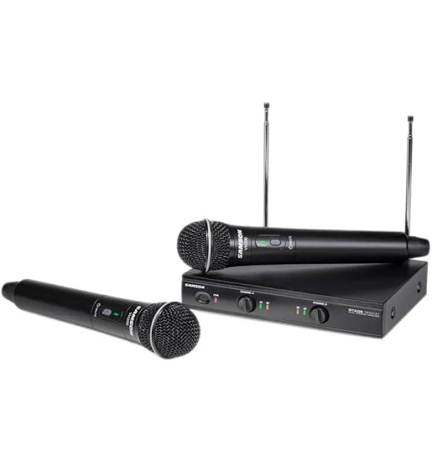 Samson Stage 200 Dual-Channel Handheld VHF Wireless System