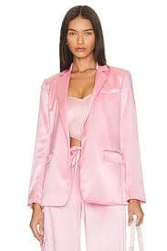LoveShackFancy Astara Blazer in Sweet Pink | REVOLVE