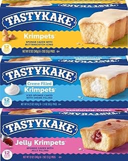 Krimpets Variety Pack - Butterscotch, Jelly, Creme Filled - 3 Boxes