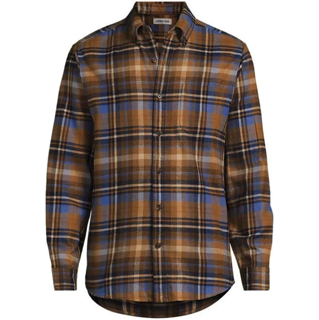 Lands' End Men's Flagship Flannel Shirt
