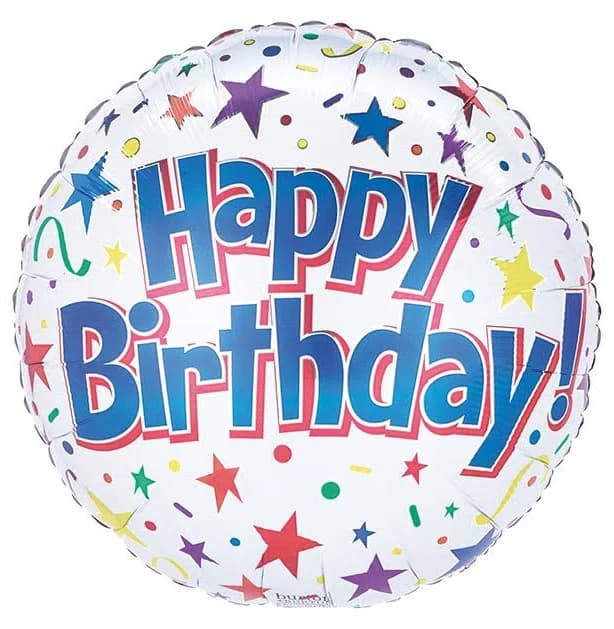 Birthday Confetti Balloon