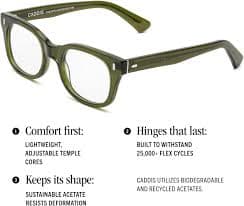 Amazon.com: CADDIS Bixby Progressive Glasses - Heritage Green - 1 : Health & Household