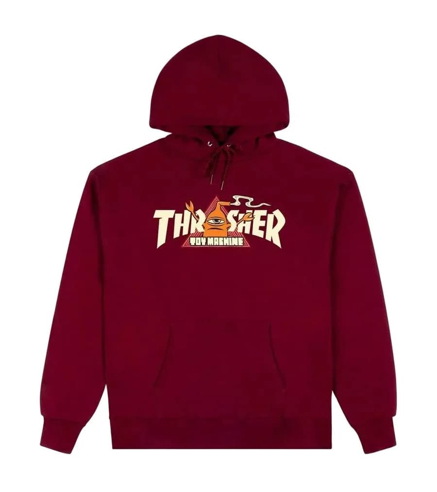 Thrasher x Toy Machine Vortex Hoodie