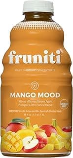 Fruniti Mango Smoothie Mix - Immunity + Antioxidants - No Sugar Added - Vitamin C, Zinc, & Echinacea - Pineapple, Apple, Banana, Mango Purée - Makes 24 Smoothies