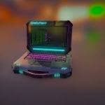 Download Cyberpunk Laptop (PBR GAME READY) 3D Model | deep3dsea