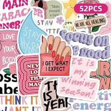 52pcs vision board stickers student prizes handbook - Temu