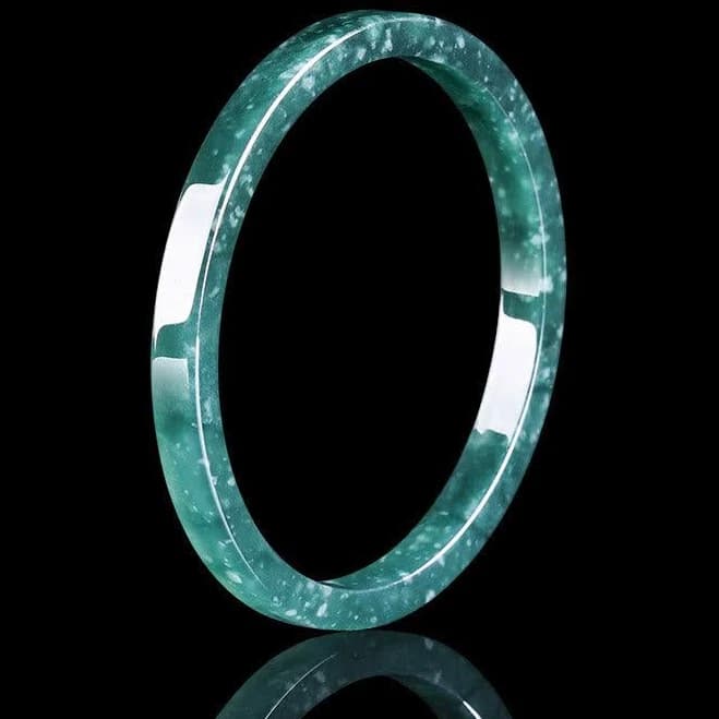 Natural Jade Abundance Bangle Bracelet