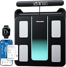 Smart Scale for Body Weight & Fat, 8-Electrode Full-Body Composition Scale with Handle Display, Dual-Frequency BIA, 28 Body Metrics, High Accuracy Digital Bathroom Scale, FSA&HSA Eligible