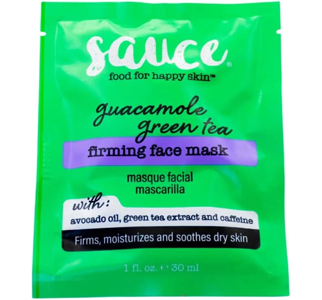 Sauce Beauty Guacamole Green Tea Face Mask