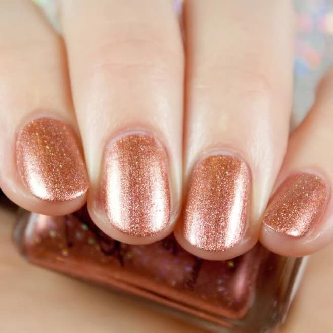 Rosegold Mine - Rosegold Metallic Nail polish. Full size 15ml bottle.