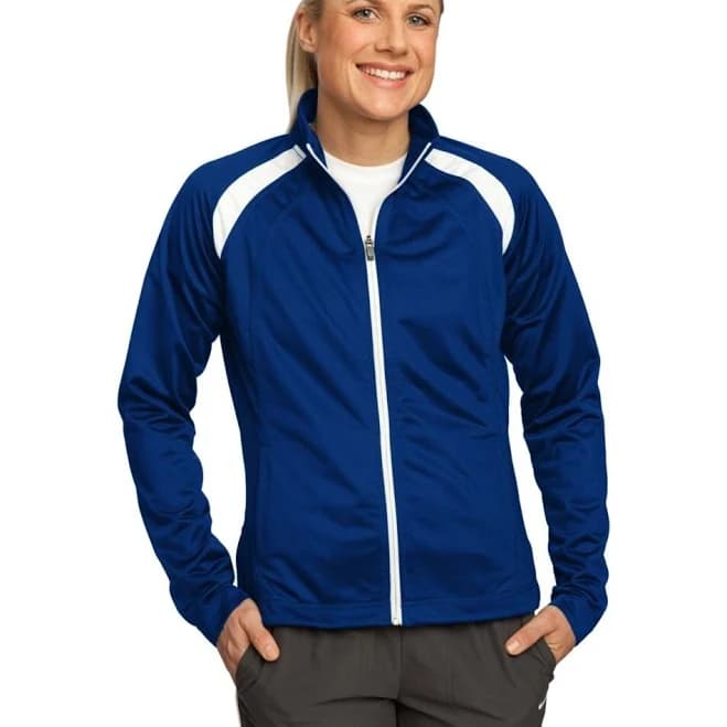 Sport-Tek LST90 Ladies Tricot Track Jacket