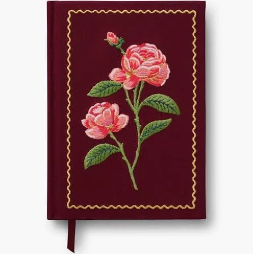 Rifle Paper Co. Embroidered Roses Journal
