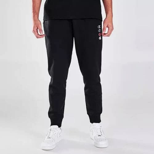 Champion Men's Triple Logo Fleece Jogger Pants