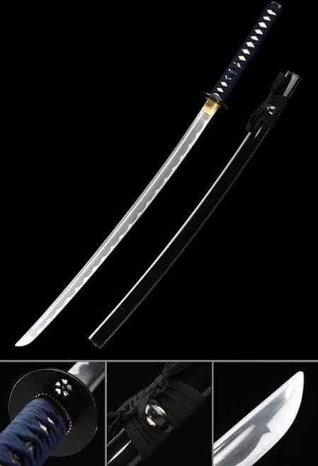 Black Aluminum Practice Katana Replica