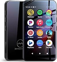 160GB innioasis G5 MP3 Player with Bluetooth and WiFi, MP3 Player with Spotify, Spotify Kids, Pandora, Play Store, Parental Manager App, Calm, 4" HD Full Touch Screen MP4 Music Player for Kids (Black)