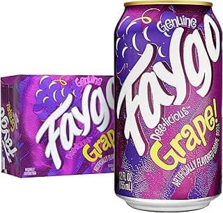 Grape Soda | 12-Pack of 12oz Cans | Juicy Purple Grape Flavor | Caffeine-Free | Bold & Sweet
