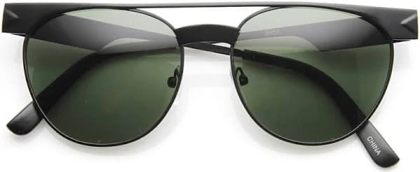 Aviator Sunglasses with Double Bridge