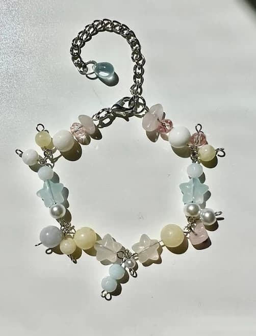 Summer Star Silver Charm Bracelet