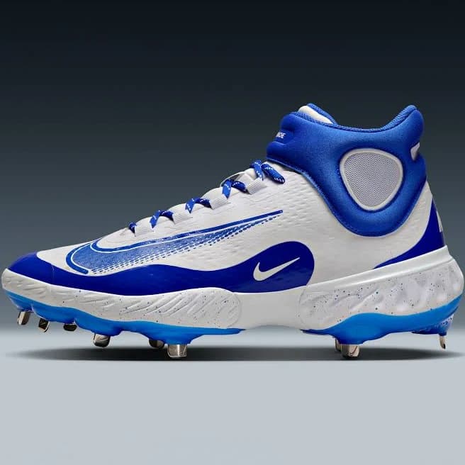 Nike Men's Alpha Huarache Elite 4 Mid Baseball Cleats