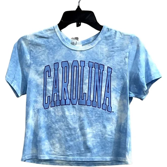 ZooZatz Women's Carolina Tie Dye Cropped T-shirt