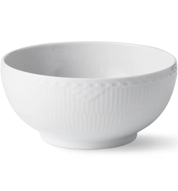 Royal Copenhagen Fluted Half Lace Bowl