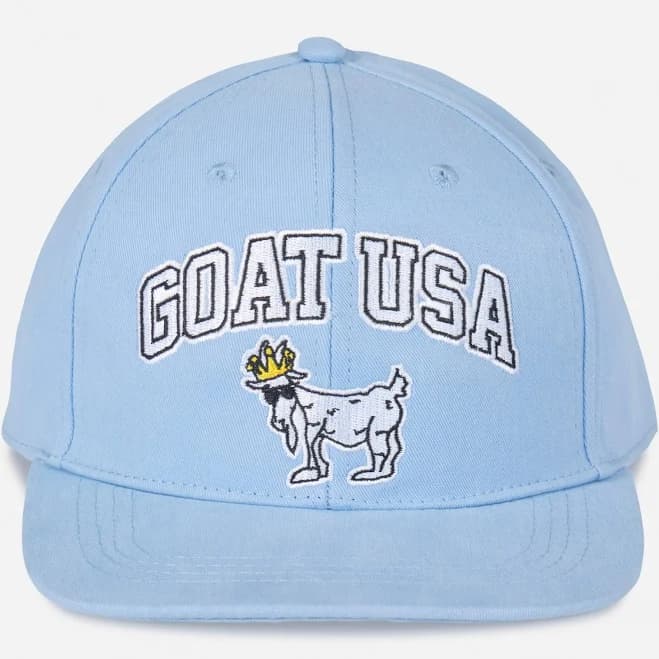 GOAT USA Men's Signature Flat Brim Snapback Hat