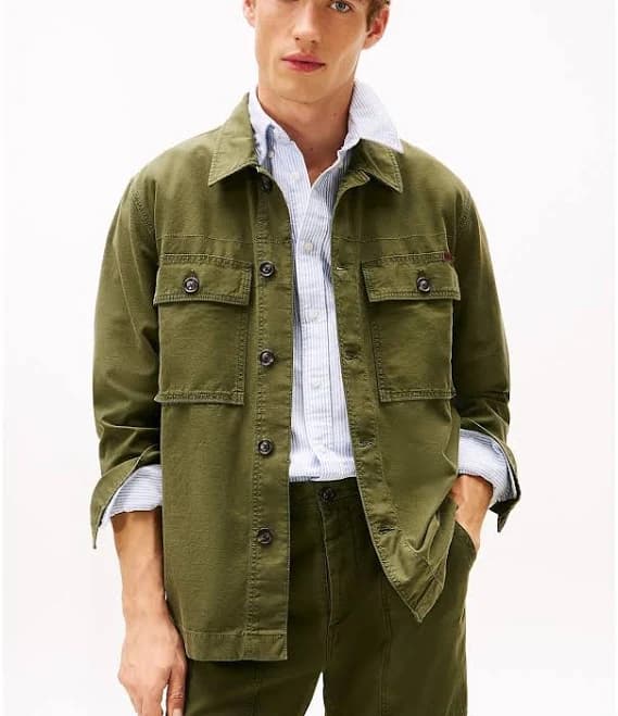 Tommy Hilfiger Men's Utility Shirt Jacket