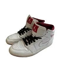 Nike Air Jordan 1 Mid Retro White Gym/Red (554724-103) Mens Size 11.5 High OG