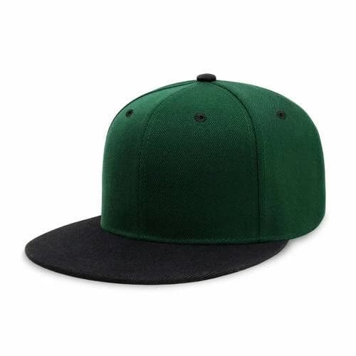 Flat Brim Snapback Cap
