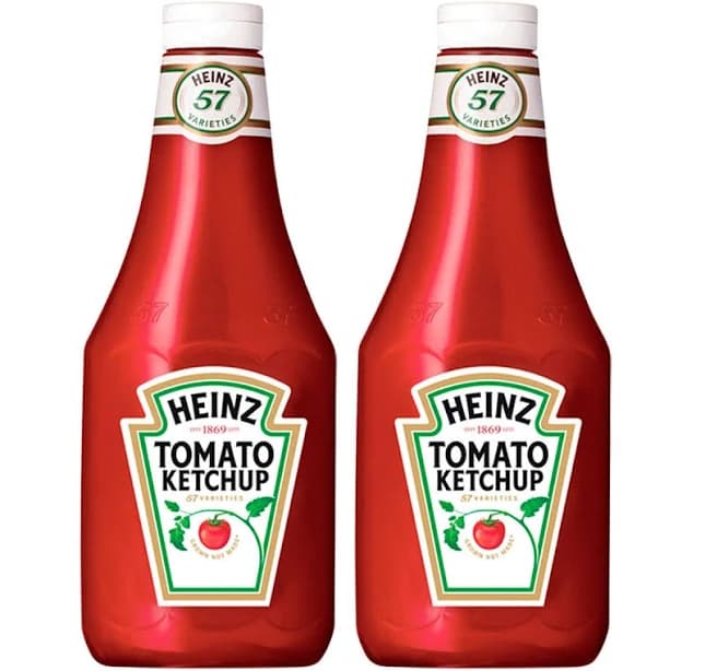 Heinz Tomato Ketchup, 2 x 1.35kg