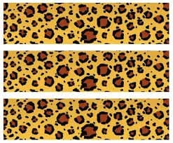 Safari Leopard Print Edible Image
