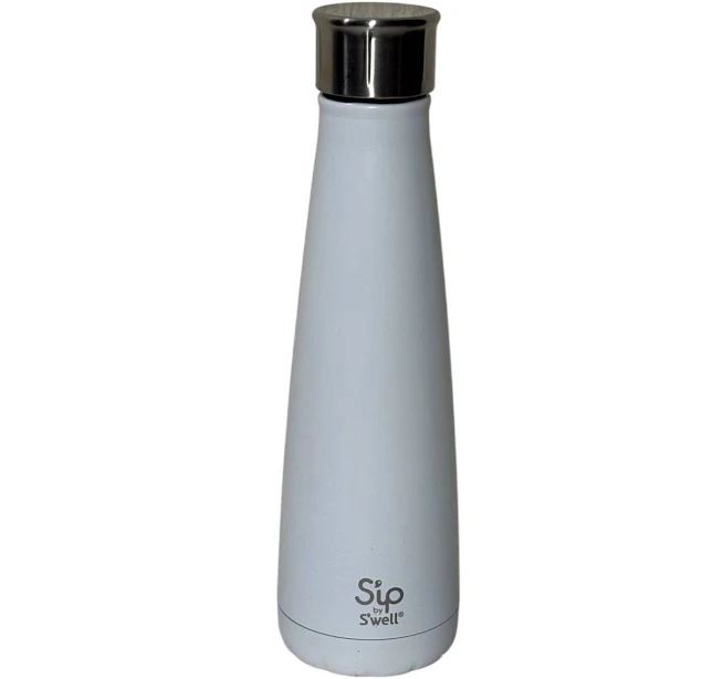 Sip By Swell Insulated Stainless Steel Water Bottle 15 Oz White
