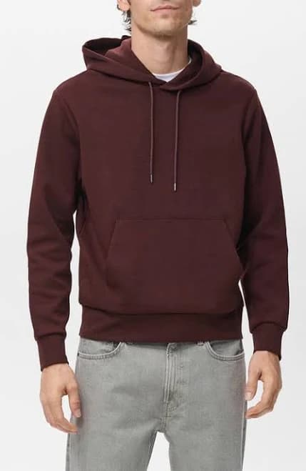 MANGO Men's Regular-Fit Hoodie