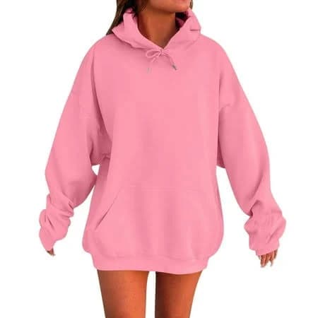 Women's Oversized Y2k Hoodie with Pockets