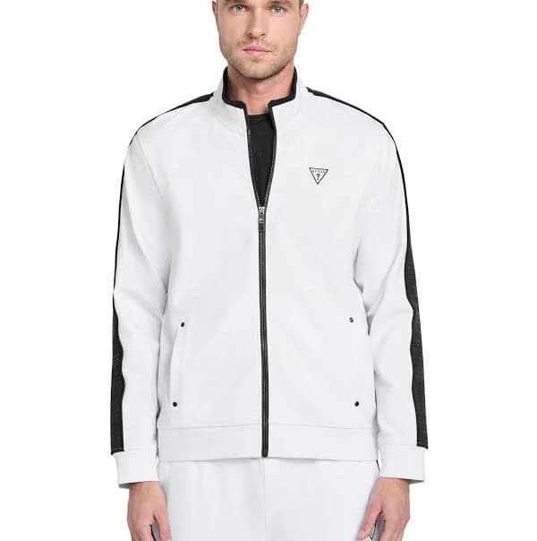 Men Guess Factory Ismael Logo-Tape Jacket