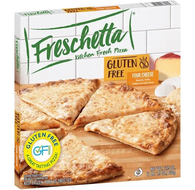 Freschetta Four Cheese Medley Gluten Free Thin Crust Frozen Pizza