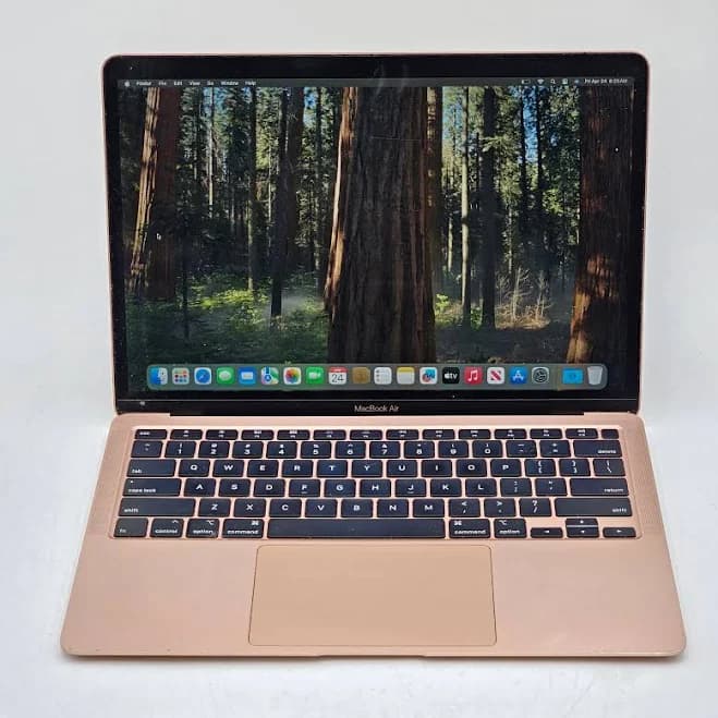 2020 Apple Macbook Air 13.3" I3 1.1ghz 8GB RAM 128GB SSD Rose Gold A2179